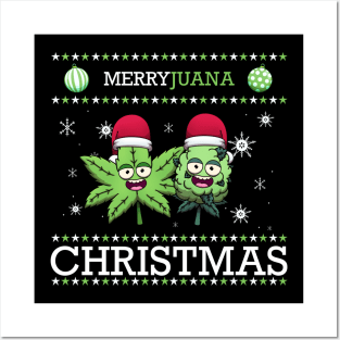 Merryjuana Christmas Posters and Art
